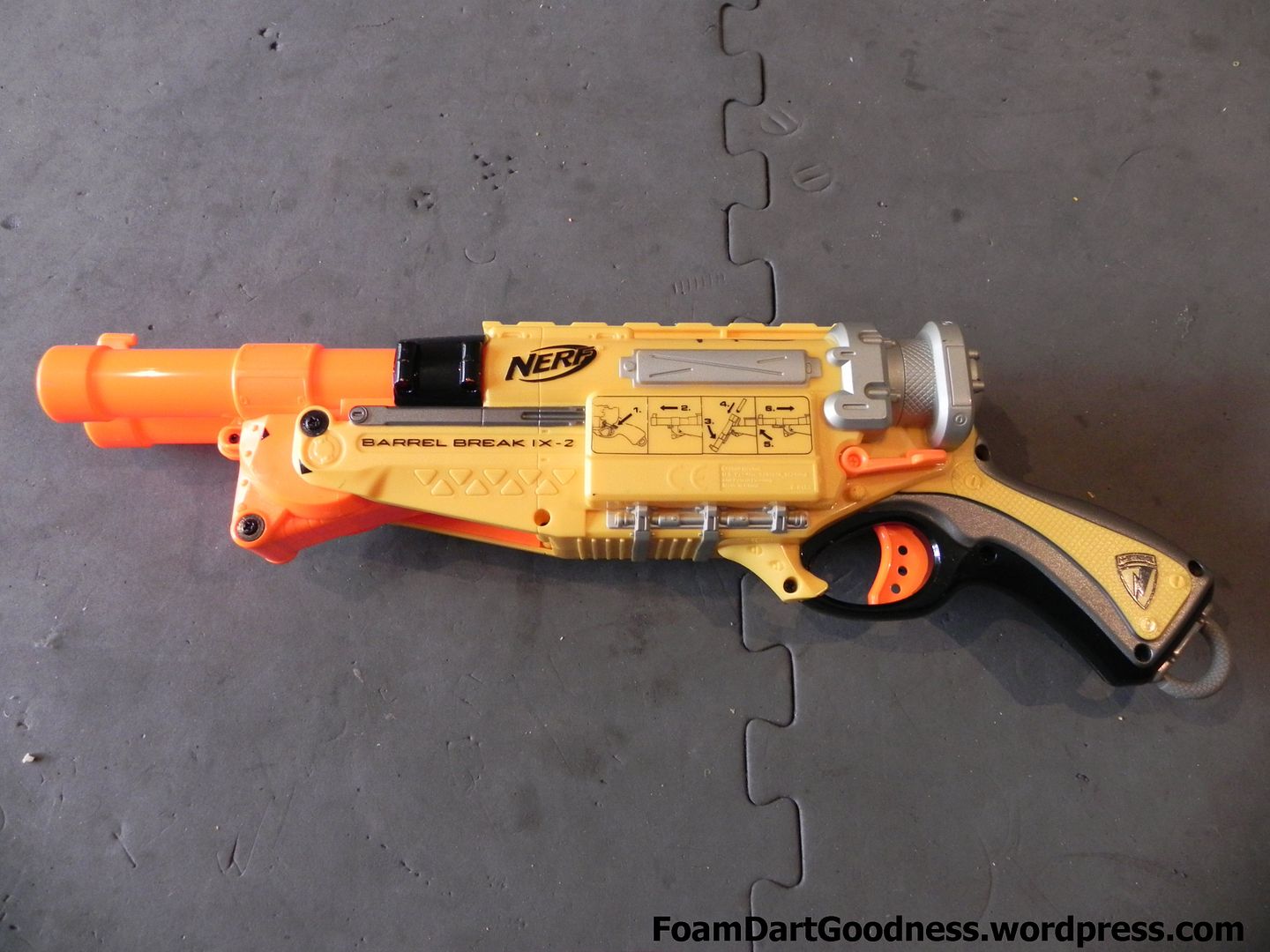 nerf barrel blaster